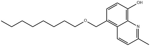 2-Methyl-5-((octyloxy)methyl)quinolin-8-ol 结构式