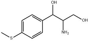 1,3-Propanediol, 2-amino-1-[4-(methylthio)phenyl]- 结构式