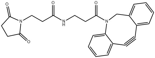 N-[3-(11,12-二脱氢二苯并[B,F]吖辛因-5(6H)-基)-3-氧代丙基]-2,5-二氧代-1-吡咯烷丙酰胺 结构式