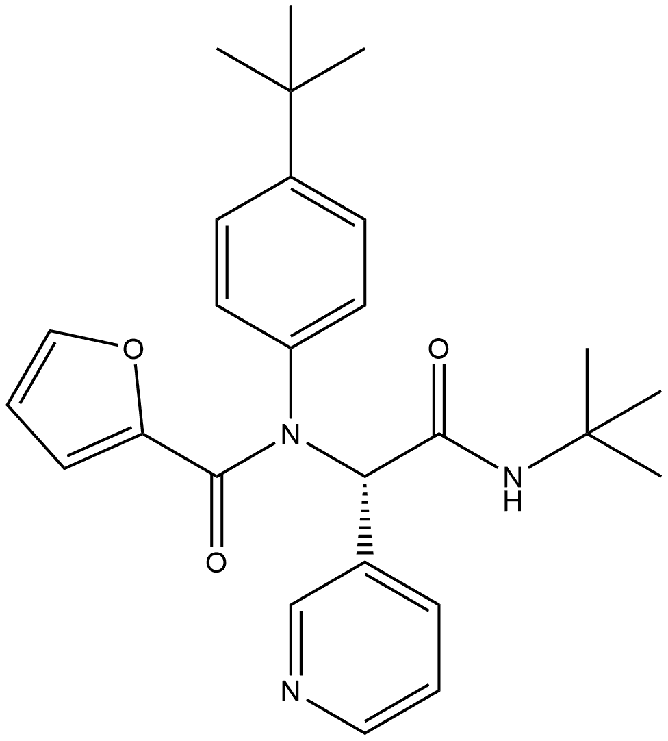 ML188 enantiomer 结构式