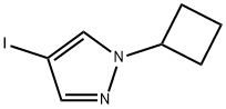 1-环丁基-4-碘吡唑 结构式
