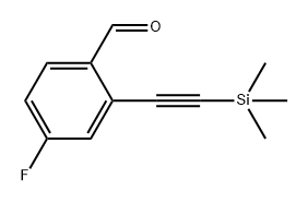 4-氟-2-((三甲基甲硅烷基)乙基)苯甲醛 结构式