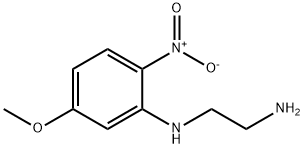 N1-(5-甲氧基-2-硝基苯基)乙烷-1,2-二胺 结构式