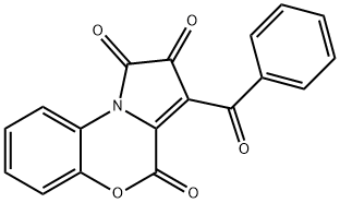 1H-Pyrrolo[2,1-c][1,4]benzoxazine-1,2,4-trione, 3-benzoyl- 结构式