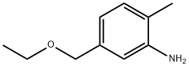 5-(乙氧基甲基)-2-甲基苯胺 结构式