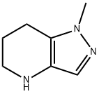 1-Methyl-4,5,6,7-tetrahydro-1H-pyrazolo[4,3-b]pyridine 结构式