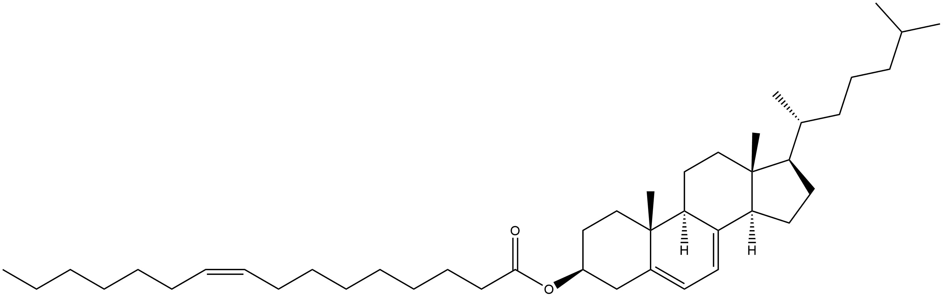 7-脱氢胆固醇棕榈油酸酯 结构式