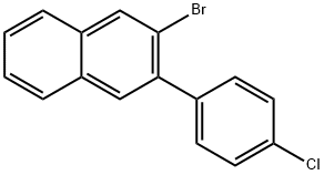 2-溴-3-(4-氯苯基)萘 结构式