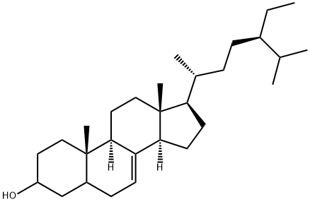 Stigmast-7-en-3-ol 结构式