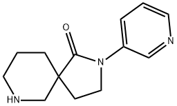 2-(Pyridin-3-yl)-2,7-diazaspiro[4.5]decan-1-one 结构式