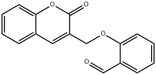 2-((2-Oxo-2H-chromen-3-yl)methoxy)benzaldehyde 结构式