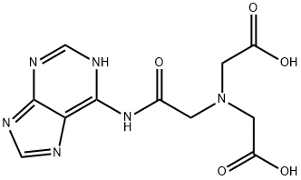 2,2''-((2-((1H-Purin-6-yl)amino)-2-oxoethyl)azanediyl)diacetic acid 结构式