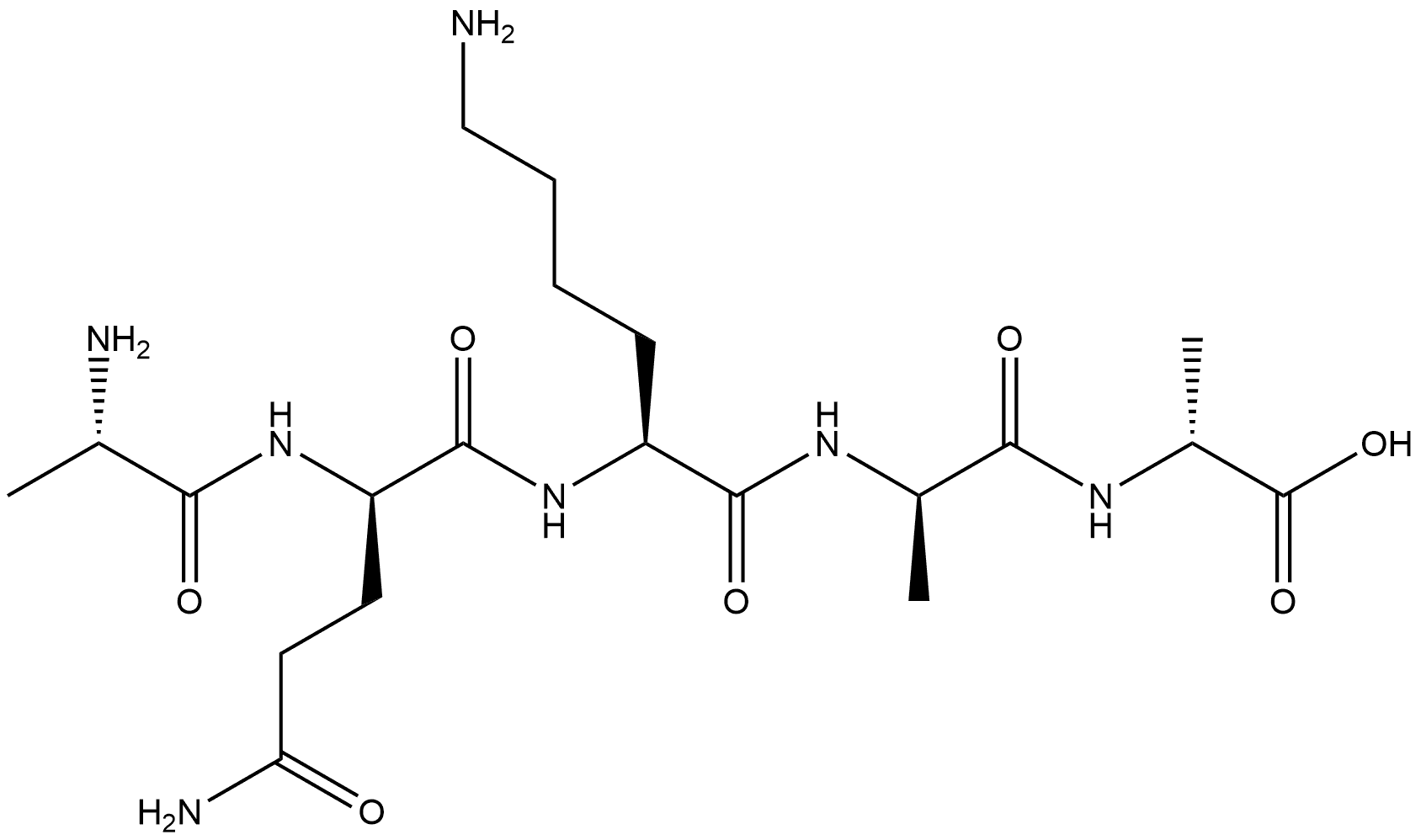 ALA-D-ISOGLUTAMINYL-LYS-D-ALA-D-ALA ACET 结构式