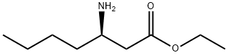 Heptanoic acid, 3-amino-, ethyl ester, (3R)- 结构式