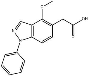 2-(4-Methoxy-1-phenyl-1H-indazol-5-yl)acetic acid 结构式