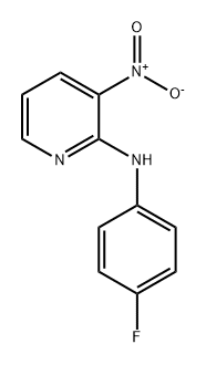 2-Pyridinamine, N-(4-fluorophenyl)-3-nitro- 结构式