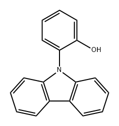 2-(9H-咔唑-9-基)苯酚 结构式