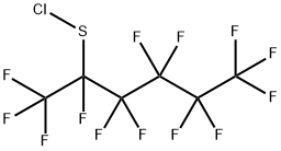 全氟(1-甲基戊烷)亚磺酰氯 结构式