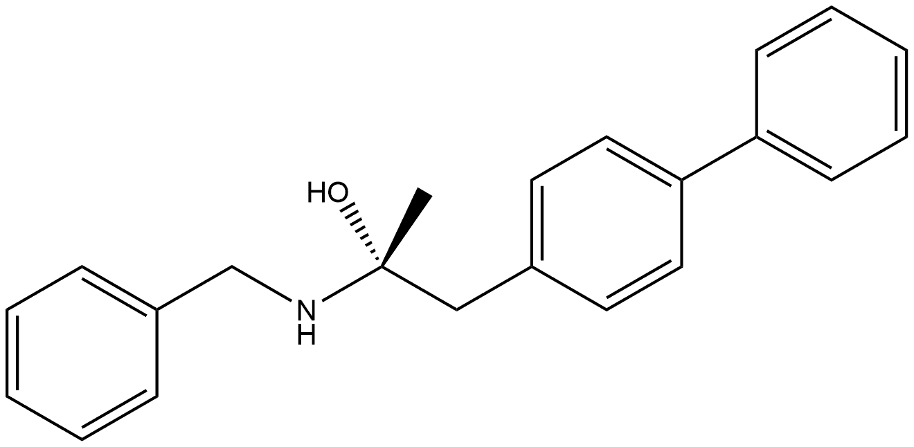 [1,1'-Biphenyl]-4-propanol, β-[(phenylmethyl)amino]-, (βR)- 结构式