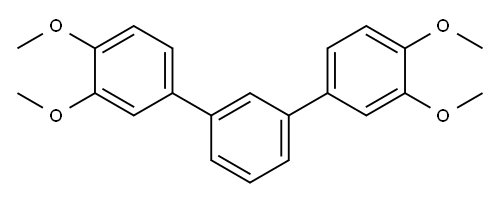 1,1':3',1''-Terphenyl, 3,3'',4,4''-tetramethoxy- 结构式