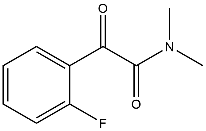 2-Fluoro-N,N-dimethyl-α-oxobenzeneacetamide 结构式