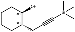 Trans-2-(3-(trimethylsilyl)prop-2-yn-1-yl)cyclohexanol 结构式