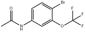 N-(4-溴-3-(三氟甲氧基)苯基)乙酰胺 结构式