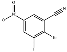 Benzonitrile, 2-bromo-3-fluoro-5-nitro-