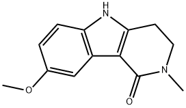 1H-Pyrido[4,3-b]indol-1-one, 2,3,4,5-tetrahydro-8-methoxy-2-methyl- 结构式