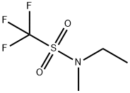 N-ethyl-N-methyl-trifluoromethanesulfonamide 结构式