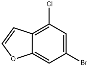 6-溴-4-氯苯并呋喃 结构式