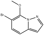 6-Bromo-7-methoxypyrazolo[1,5-a]pyridine 结构式