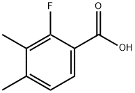 2-氟-3,4-二甲基苯甲酸 结构式