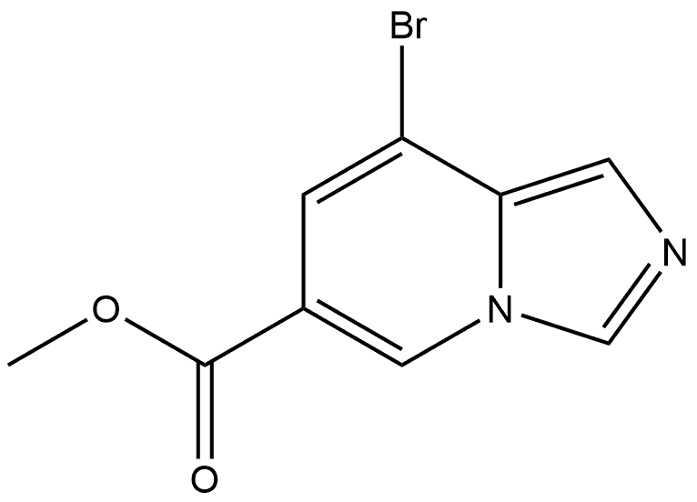 Methyl 8-bromoimidazo[1,5-a]pyridine-6-carboxylate 结构式