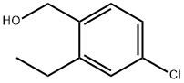 4-CHLORO-2-ETHYLBENZENEMETHANOL 95%MIN 结构式