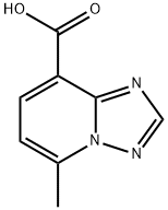 5-甲基-[1,2,4]三唑并[1,5-A]吡啶-8-羧酸 结构式