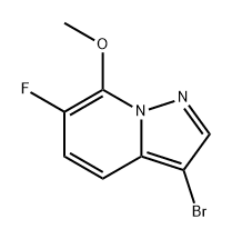 Pyrazolo[1,5-a]pyridine, 3-bromo-6-fluoro-7-methoxy- 结构式