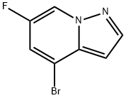 4-溴-6-氟吡唑并[1,5-A]吡啶 结构式