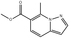 Methyl 7-methylpyrazolo[1,5-a]pyridine-6-carboxylate 结构式