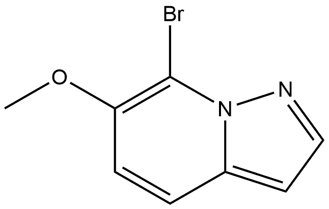 7-Bromo-6-methoxypyrazolo[1,5-a]pyridine 结构式