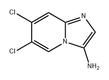 6,7-dichloroimidazo[1,2-a]pyridin-3-amine 结构式