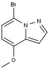 Pyrazolo[1,5-a]pyridine, 7-bromo-4-methoxy- 结构式