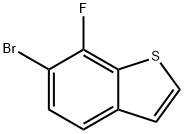 Benzo[b]thiophene, 6-bromo-7-fluoro- 结构式