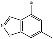 4-溴-6-甲基苯并[D]异噻唑 结构式