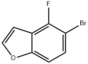 Benzofuran, 5-bromo-4-fluoro- 结构式
