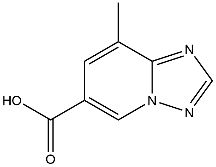 8-甲基-[1,2,4]三唑并[1,5-A]吡啶-6-甲酸 结构式