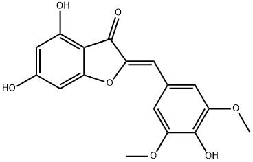 3',5'-二甲氧基-4',5,7-三羟基月桂酮 结构式