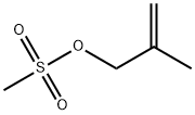 2-Propen-1-ol, 2-methyl-, 1-methanesulfonate 结构式
