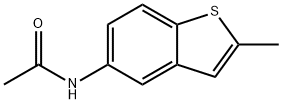 Acetamide, N-(2-methylbenzo[b]thien-5-yl)- 结构式