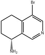 (R)-4-溴-5,6,7,8-四氢异喹啉-8-胺 结构式